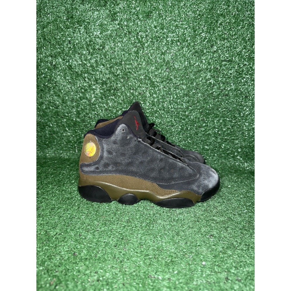 Nike Air Jordan 13 Retro Olive Kid Size 3Y Youth Boy Girl Walking Shoes Sneakers
